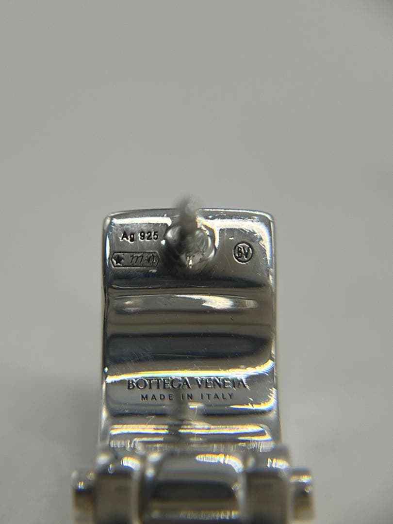 ボッテガヴェネタ BOTTEGA VENETA フープ ピアス Ag925