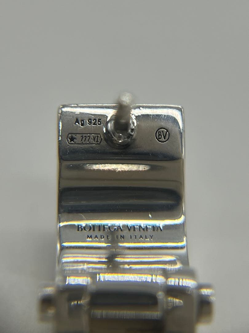 ボッテガヴェネタ BOTTEGA VENETA フープ ピアス Ag925