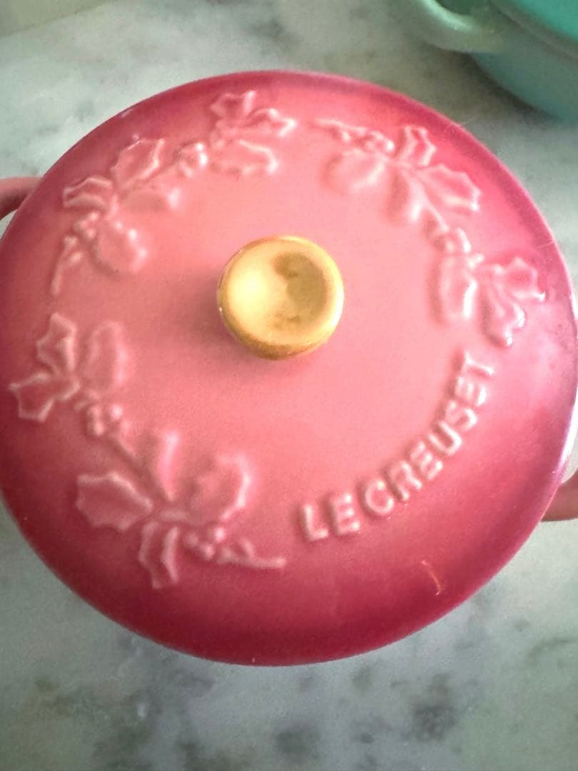 LE CREUSET 新品ルクルーゼ ミニマルミット ホーリーレリーフ2個セット