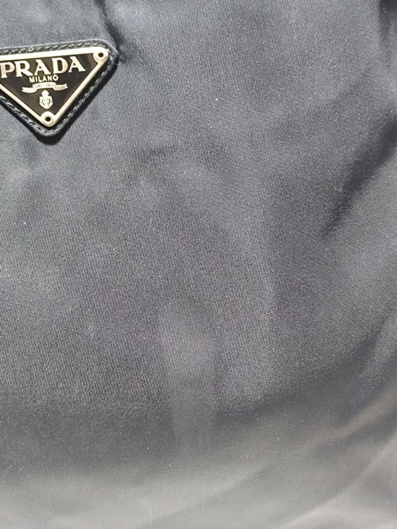 PRADA プラダ　ハンドバッグ　三角ロゴ　ナイロン　ブラック