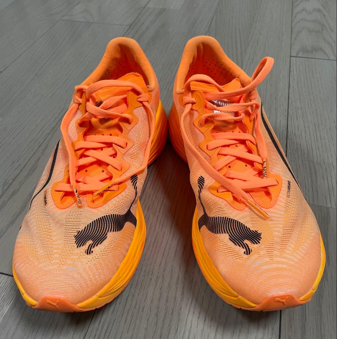 プーマ（PUMA）ディヴィエイトニトロエリート3 オレンジ　27センチ