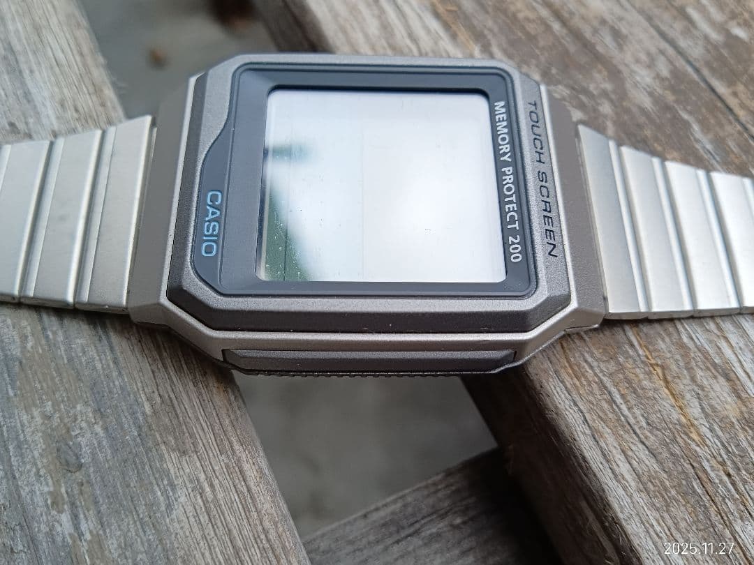 CASIO タッチスクリーン メモリープロテクト200　電池切れ