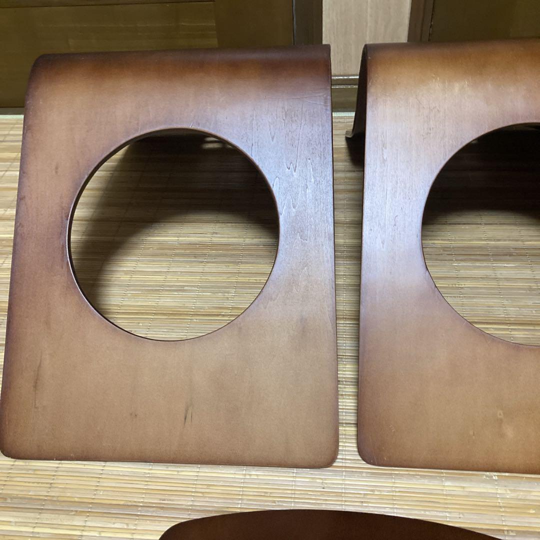 【5脚まとめ売り✨️】 木製　座椅子 曲げ座椅子 和座椅子 旅館座椅子 送料込み