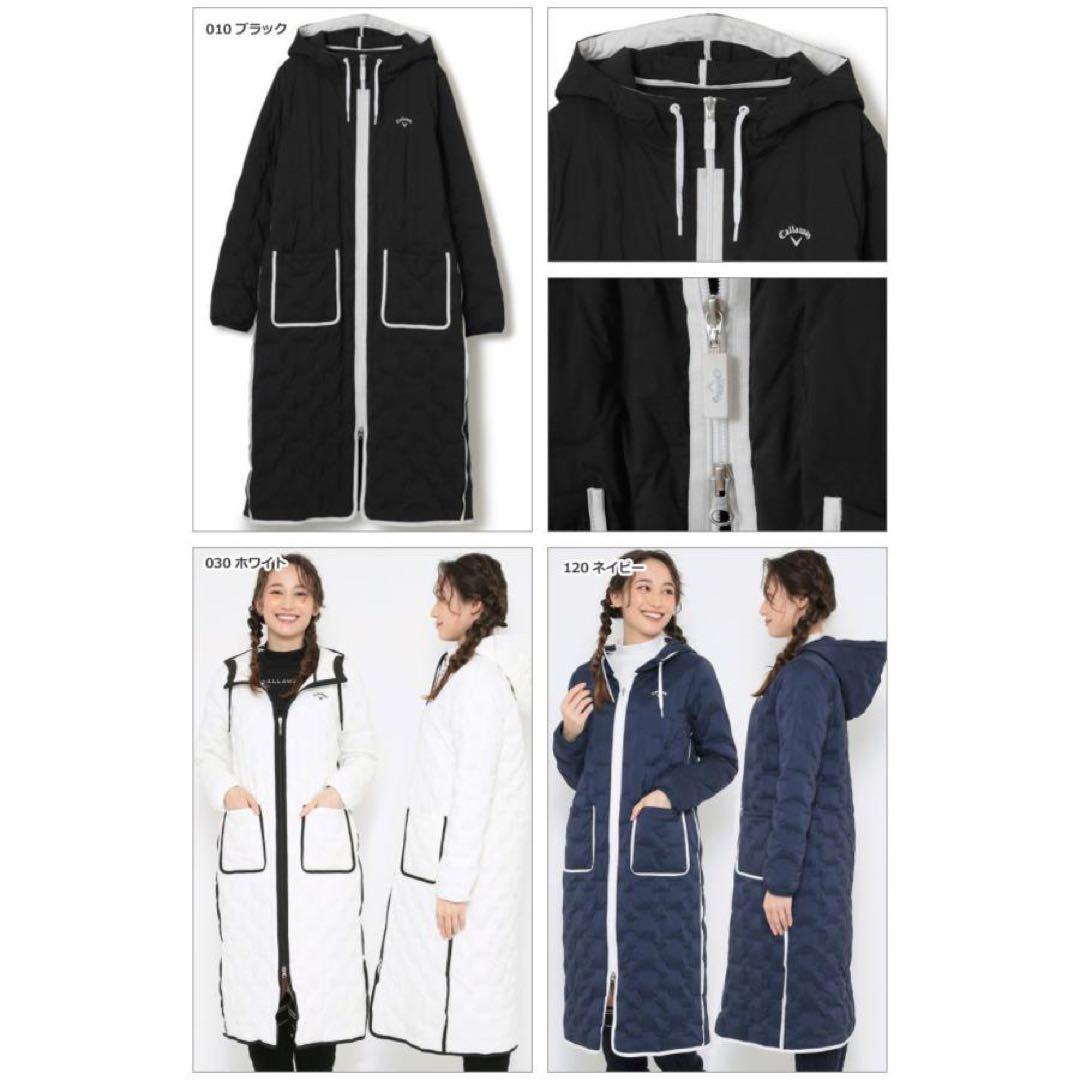 Callaway ブルゾン レディース 接結ジャカードロングダウンコート