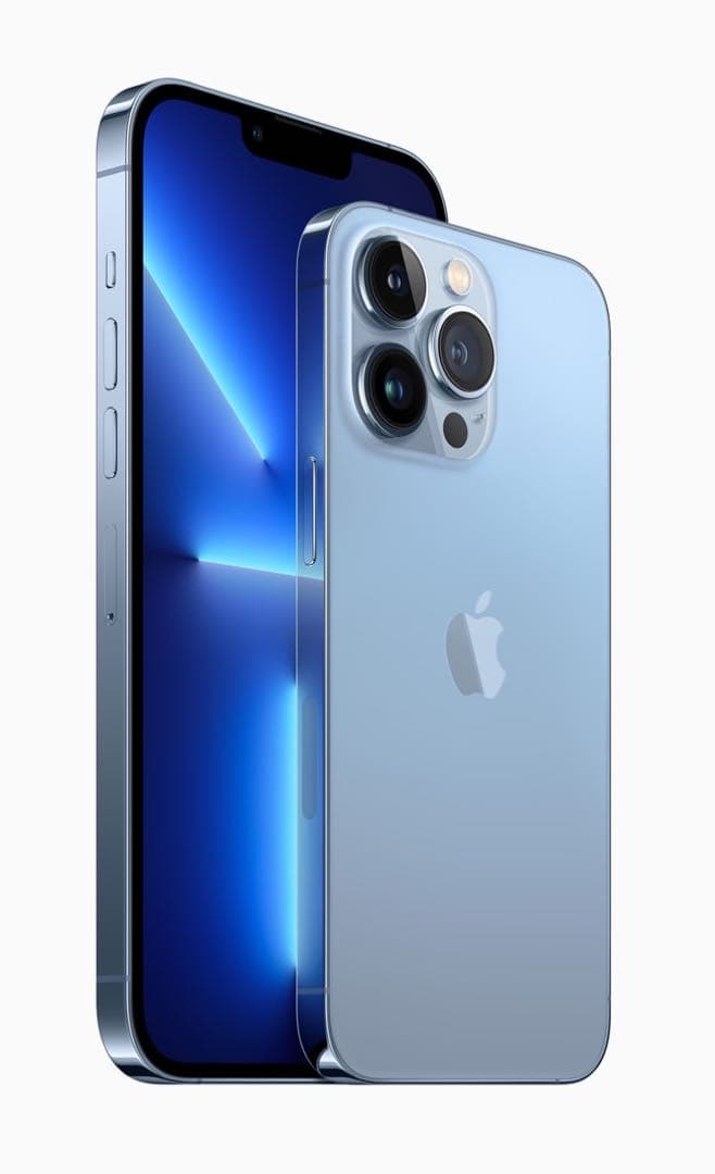 極美品 iPhone 13 Pro シエラブルー海外SIMフリーシャッター音なし