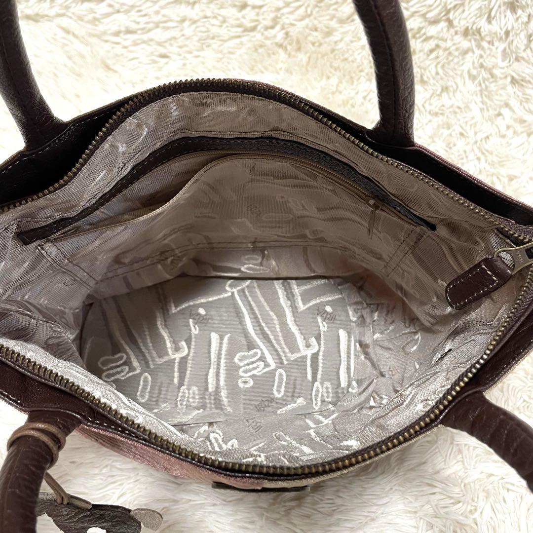 未使用級✨IBIZA イビサ ハンド　トートバッグ ナイロン ピンク チャーム付