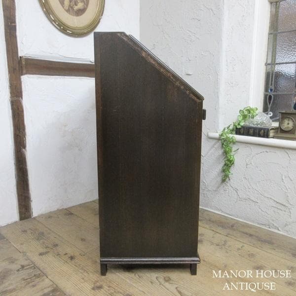 イギリス アンティーク 家具 ライティングビューロー デスク 机 6319d