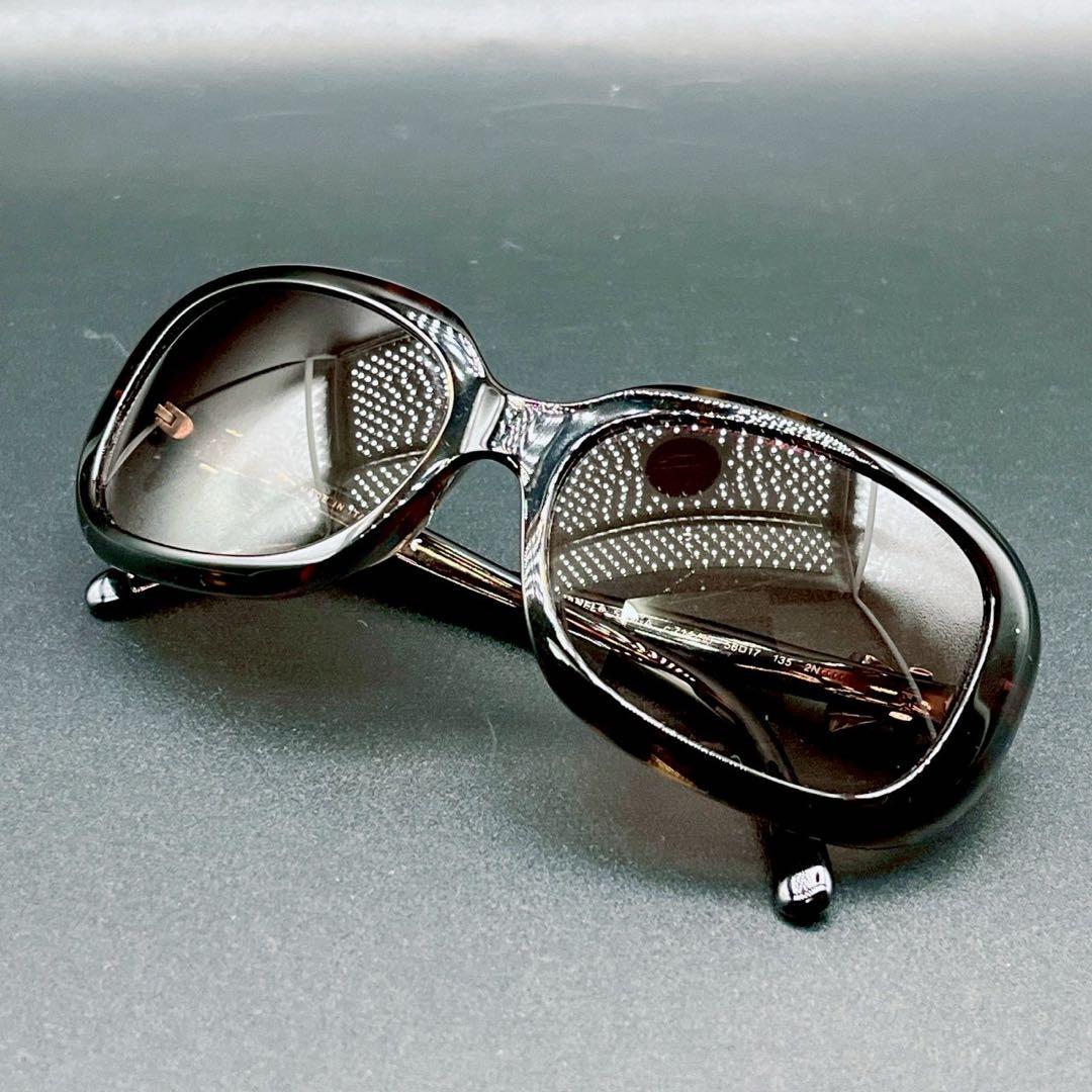 小物 CHANEL sunglasses eyewear ribbon brown