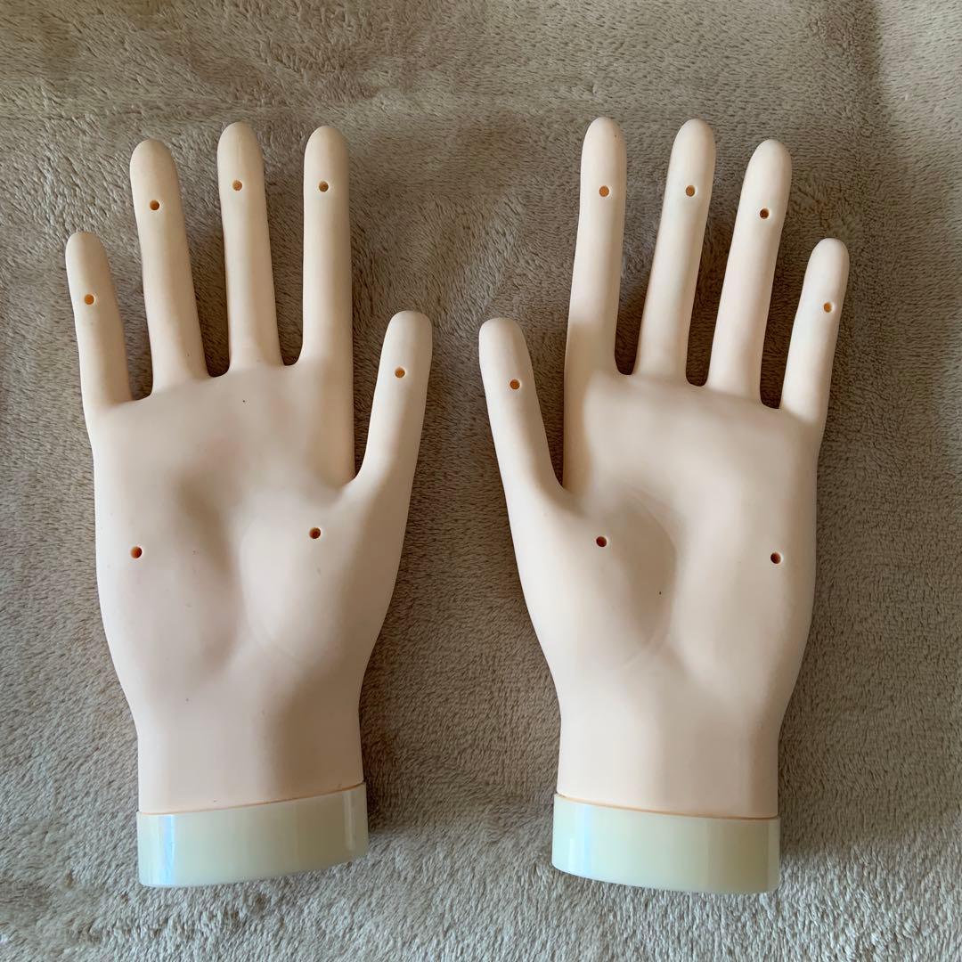 ネイリスト検定試験用モデルハンド　ネイル