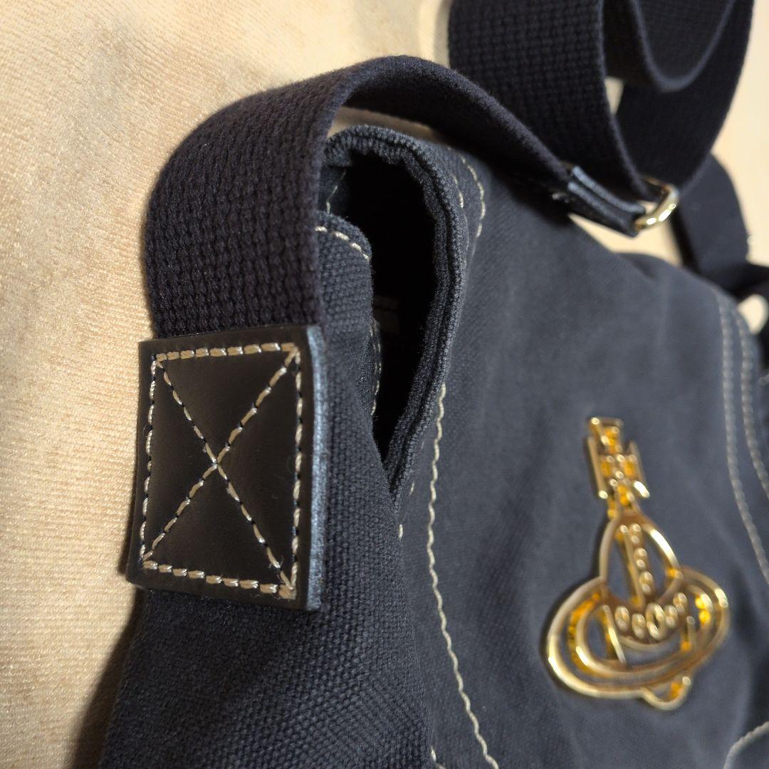 Vivienne Westwood ゴールドオーブショルダーバッグ　黒