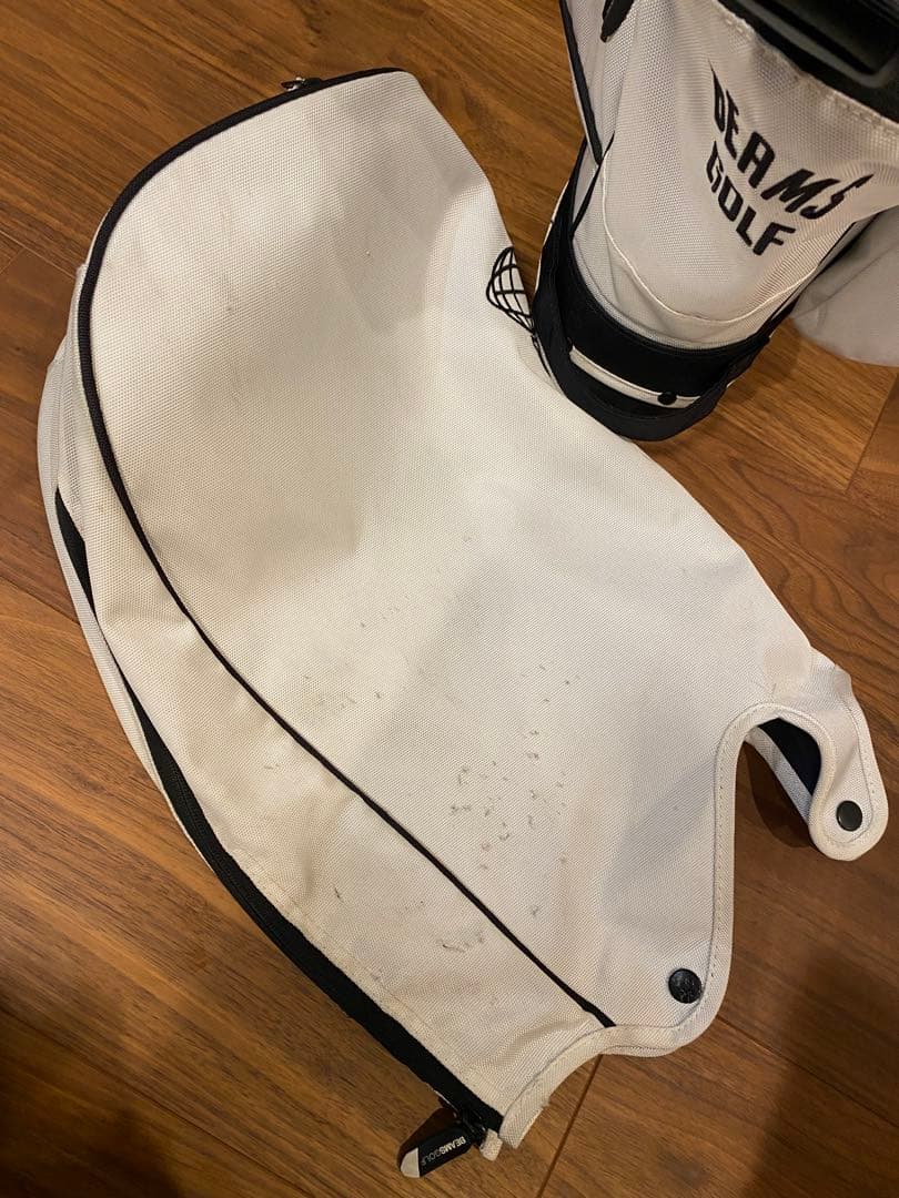 BEAMS GOLF スタンド式ゴルフバッグ ホワイト