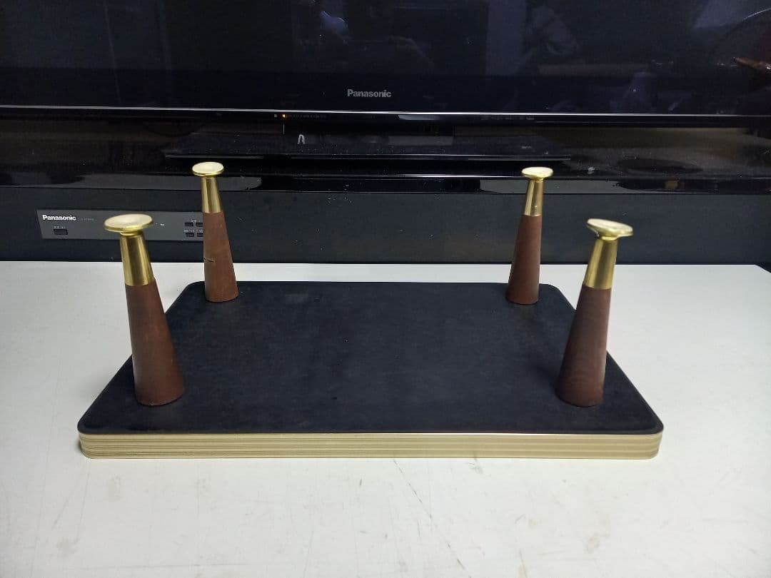 チャルメラ　様売約済　スペースエイジ　フレーク　デザイン　赤　サイド　テーブル