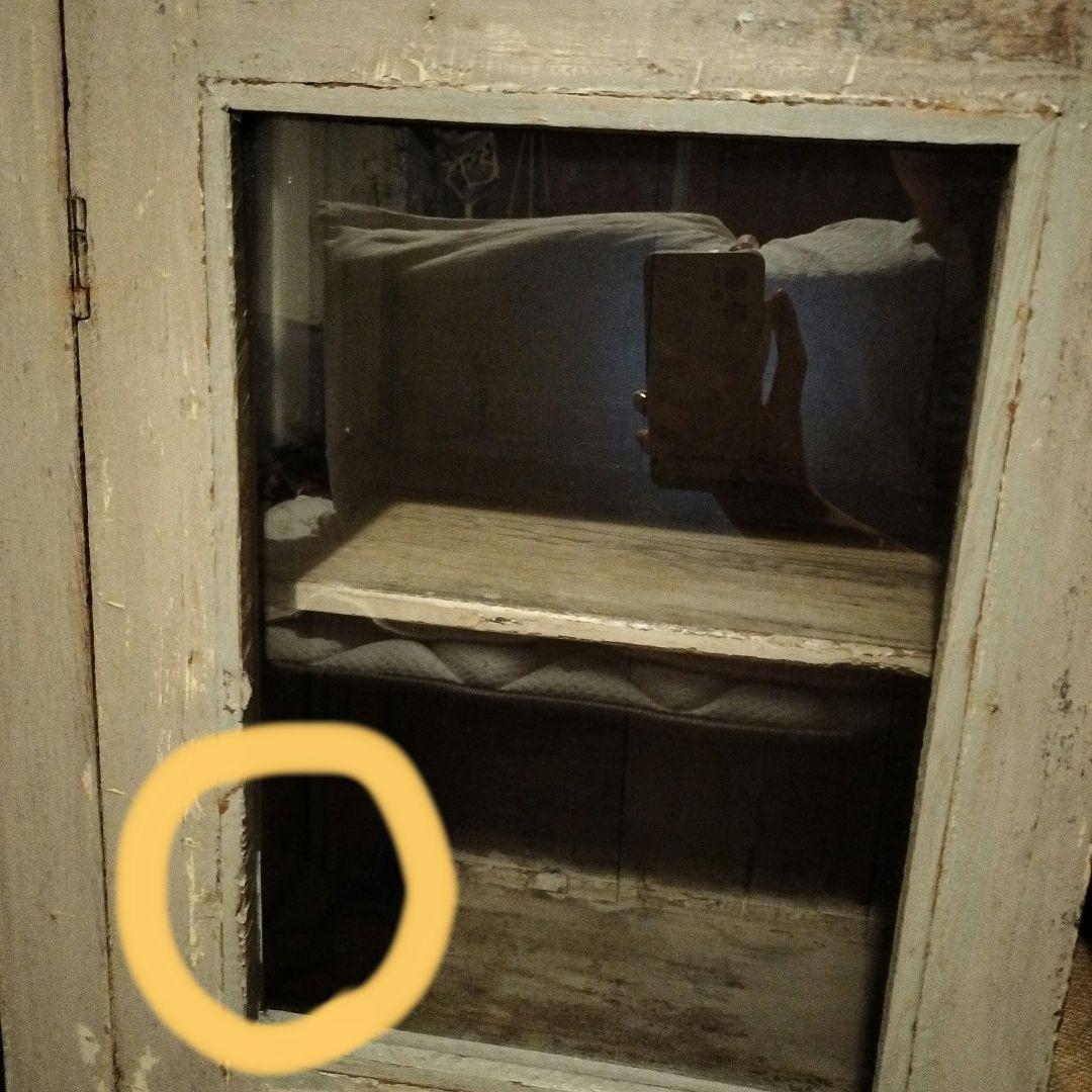 B-COMPANY　アンティークガラスキャビネット