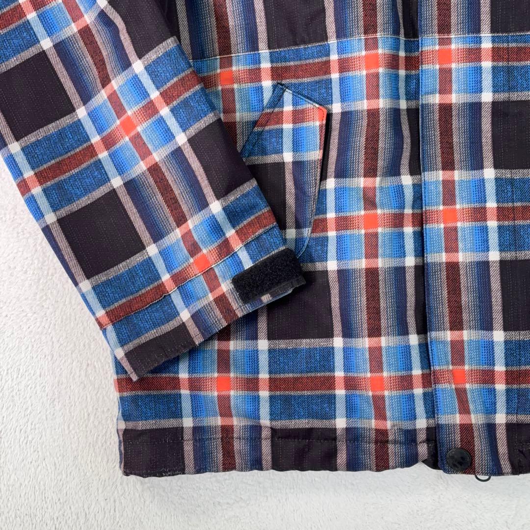 美品【BURTON】バートンスノボウェア DRYRIDE チェック 13ロゴ L