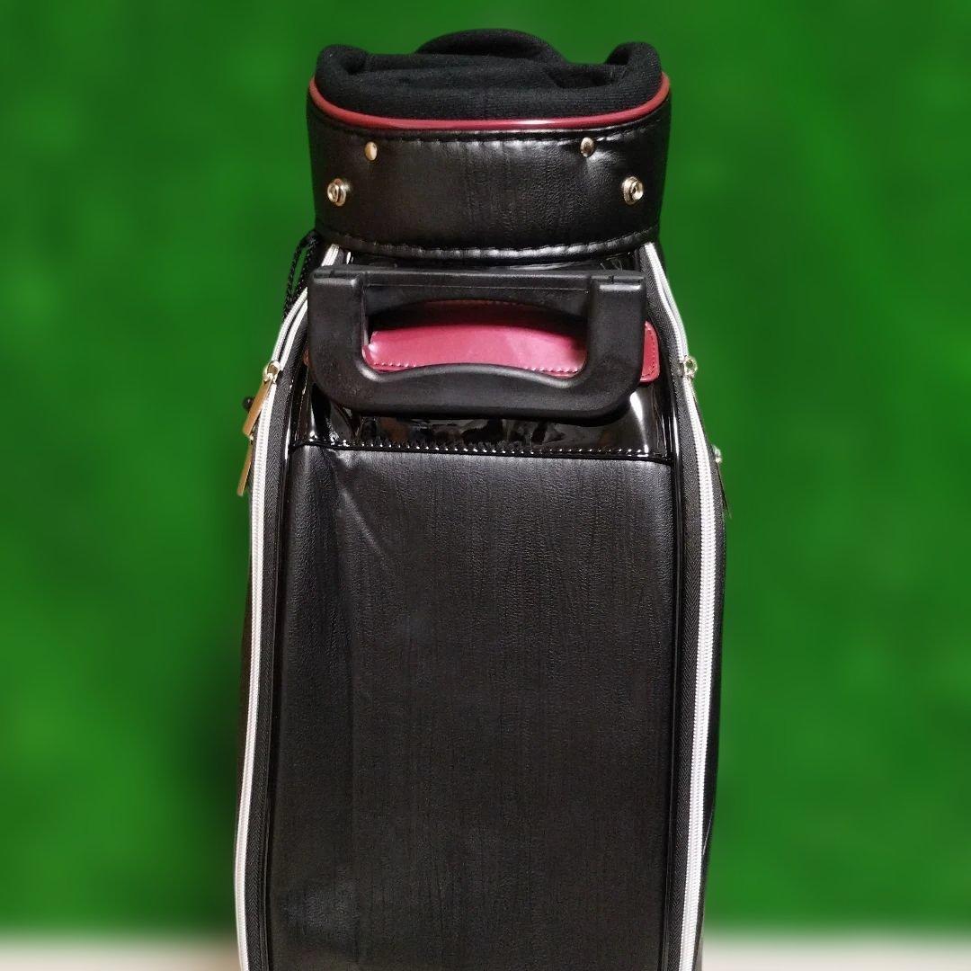 美品　TIGORA キャディバッグ ブラック キャスター付き