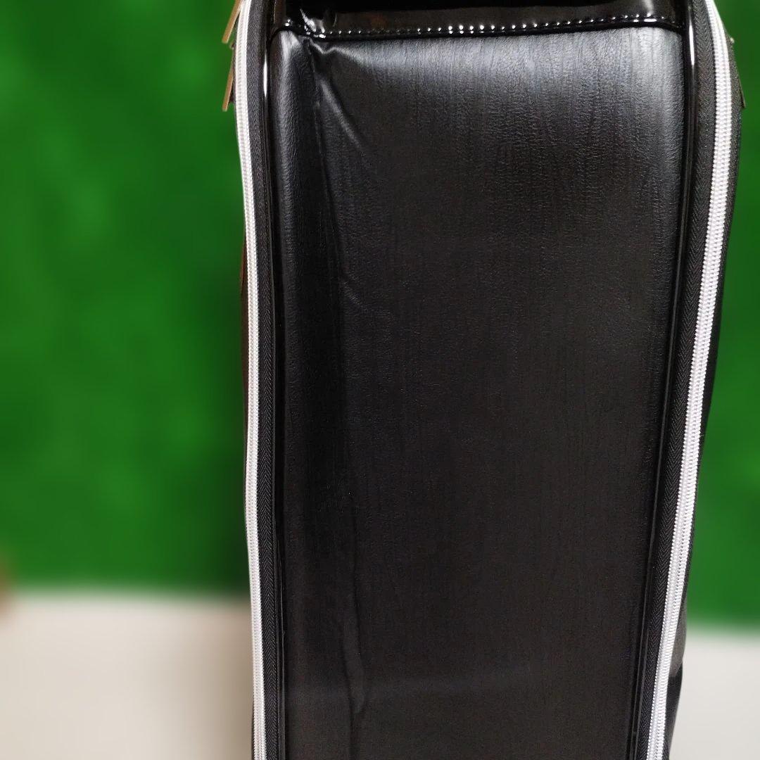 美品　TIGORA キャディバッグ ブラック キャスター付き