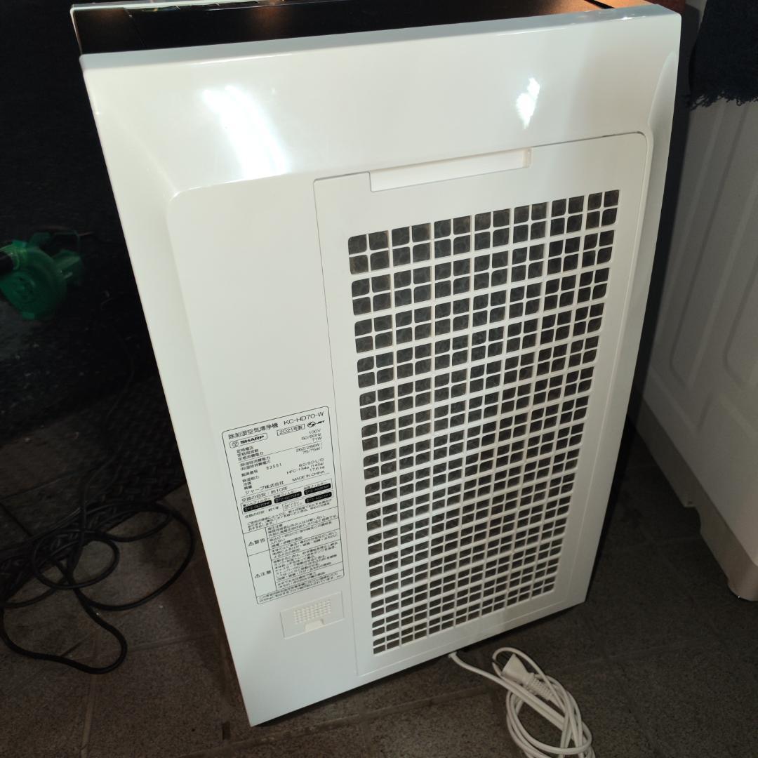 SHARP プラズマクラスター KC-HD70-W 除加湿空気清浄機 21年製