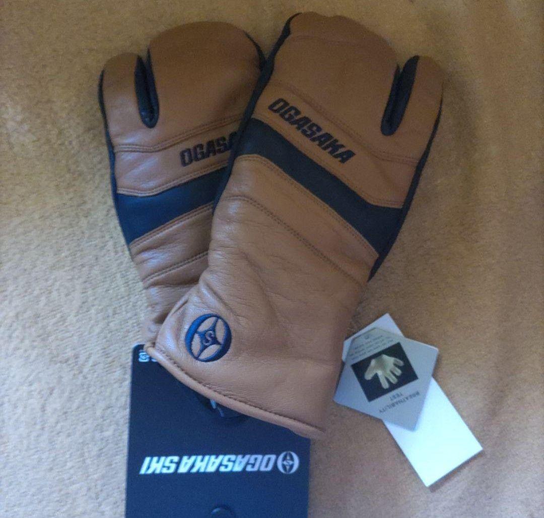 新品タグ付き保管品 OGASAK オガサカ 3フィンガーミトングラブ サイズO