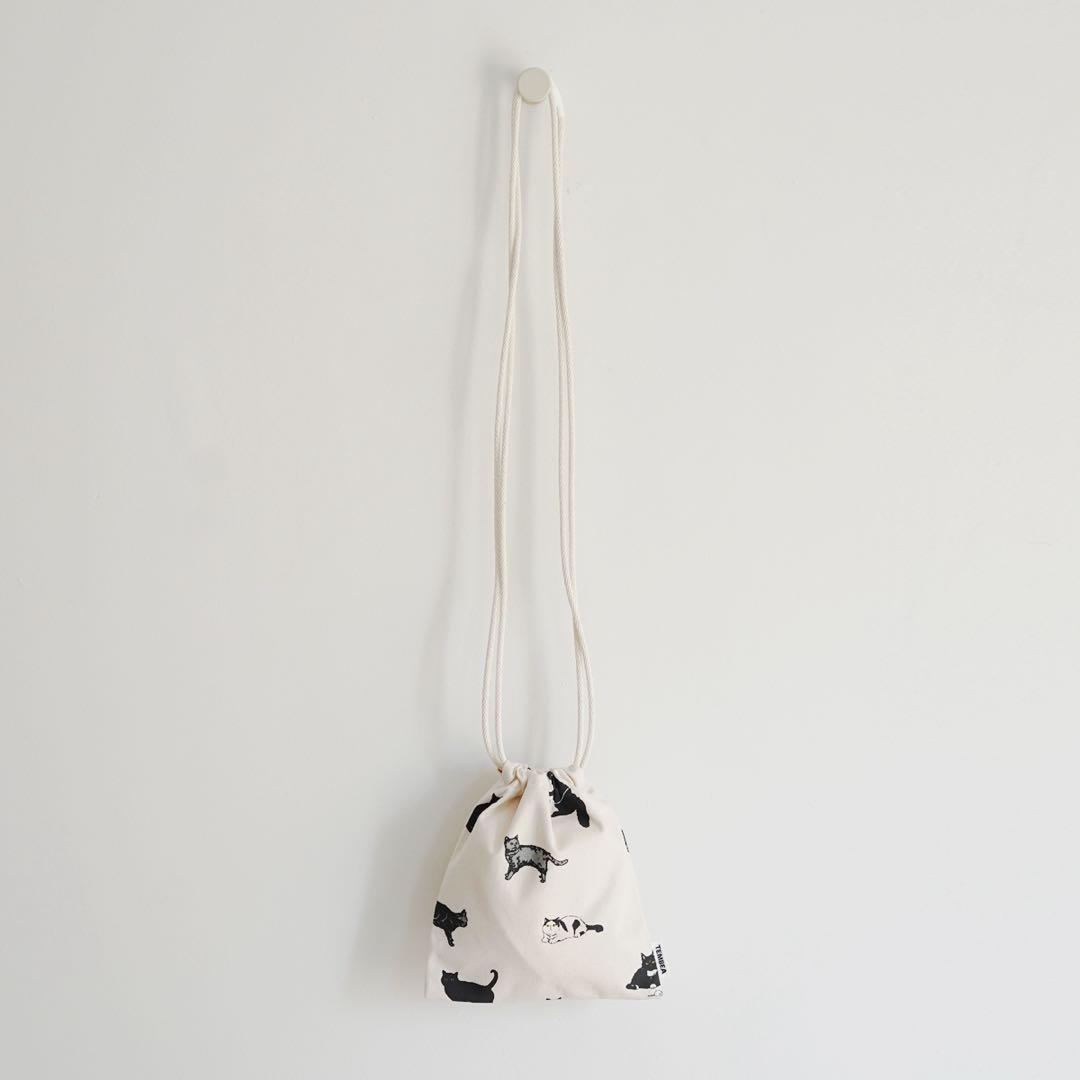 TEMBEA 巾着 POCHETTE PRINT 犬 DOG
