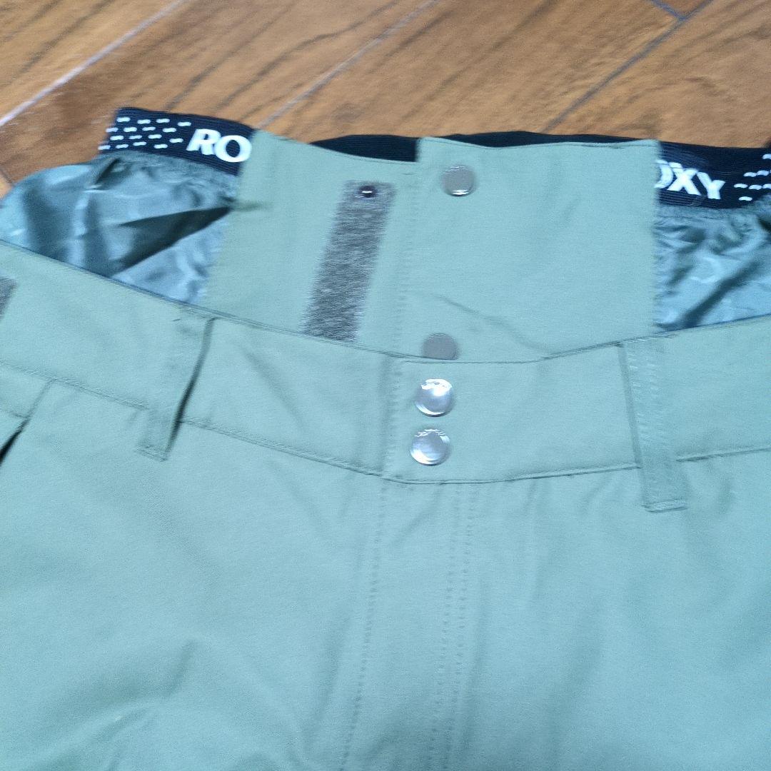 ROXY　スノボウェア　上下セット　総柄　カーキ　モスグリーン　Ｓ
