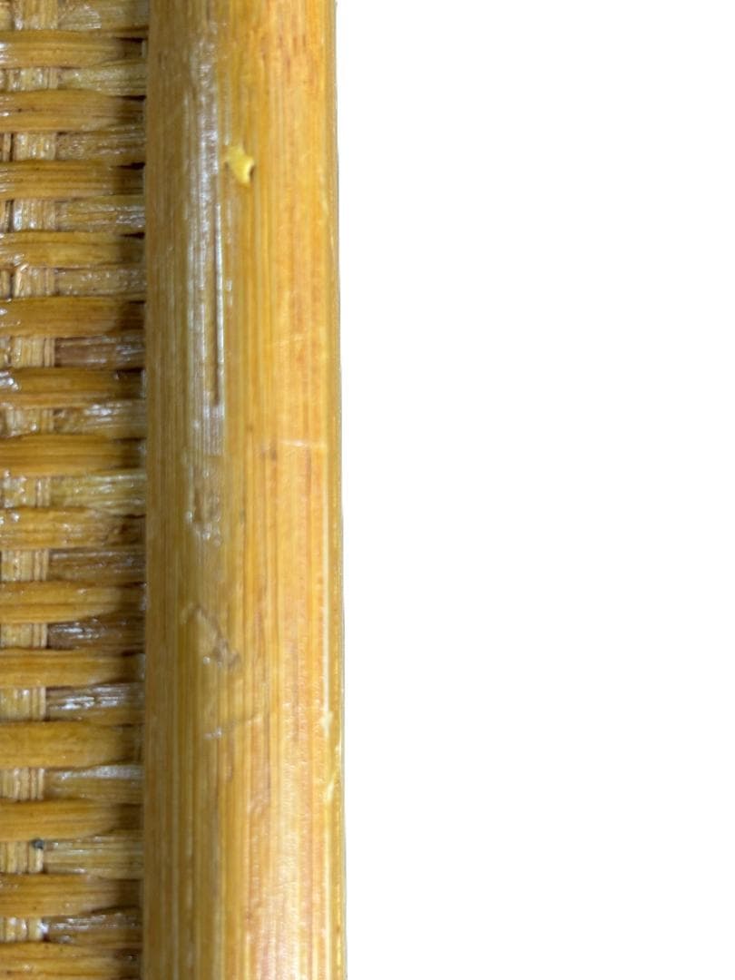 【送料無料】希少ヴィンテージ風　ラタン製5段 チェスト