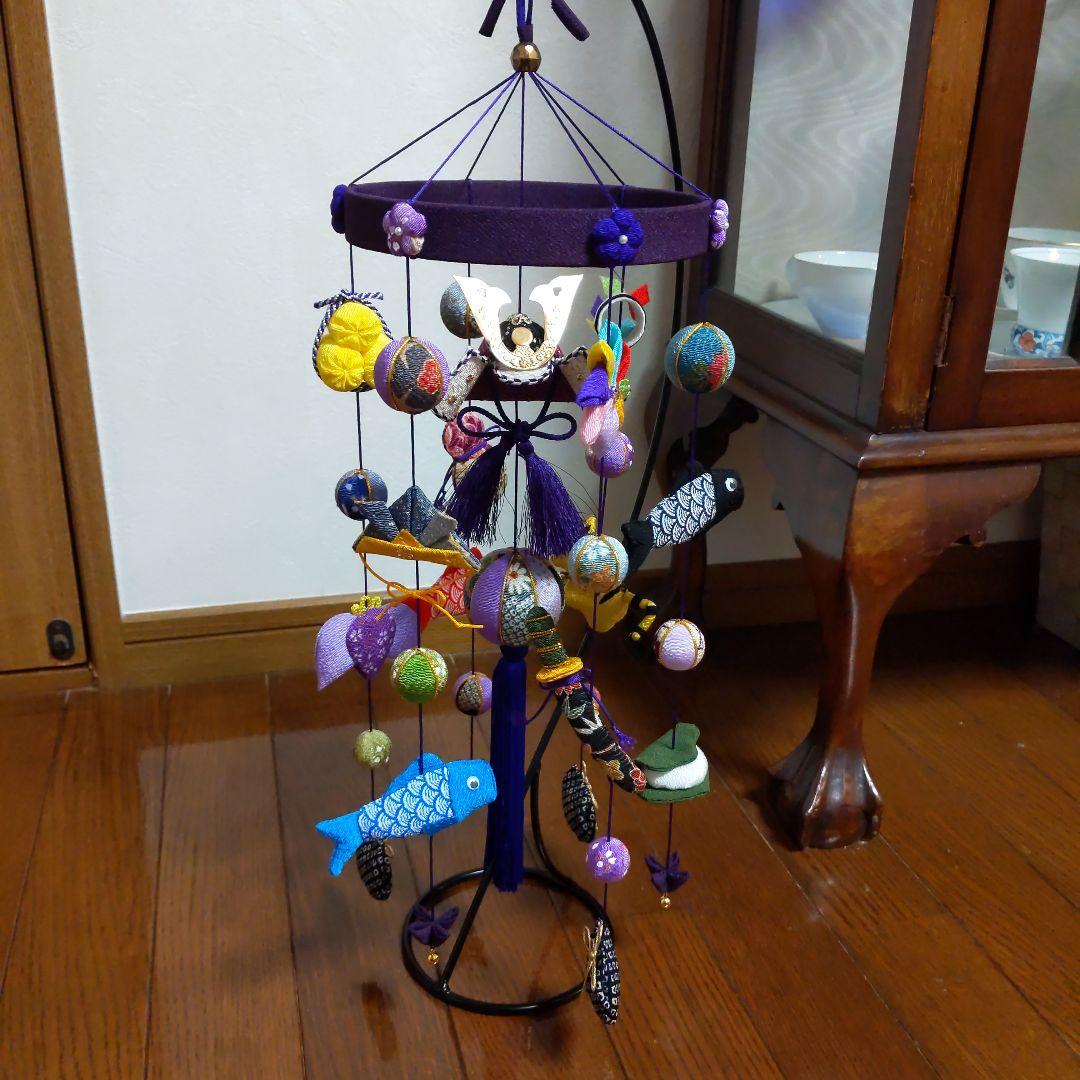 ちりめん細工　端午の節句下げ飾り　2点 ぼん