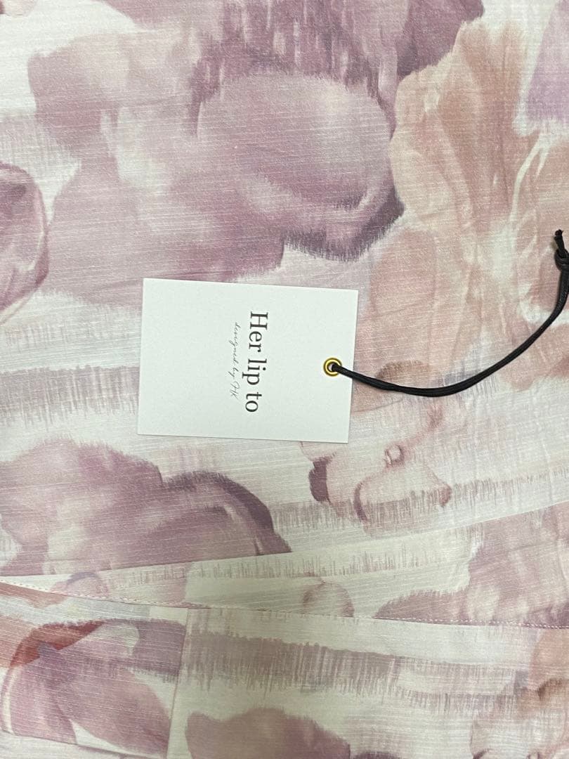 美品 正規品herlipto 浴衣 rose タグ付き　クリーニング済