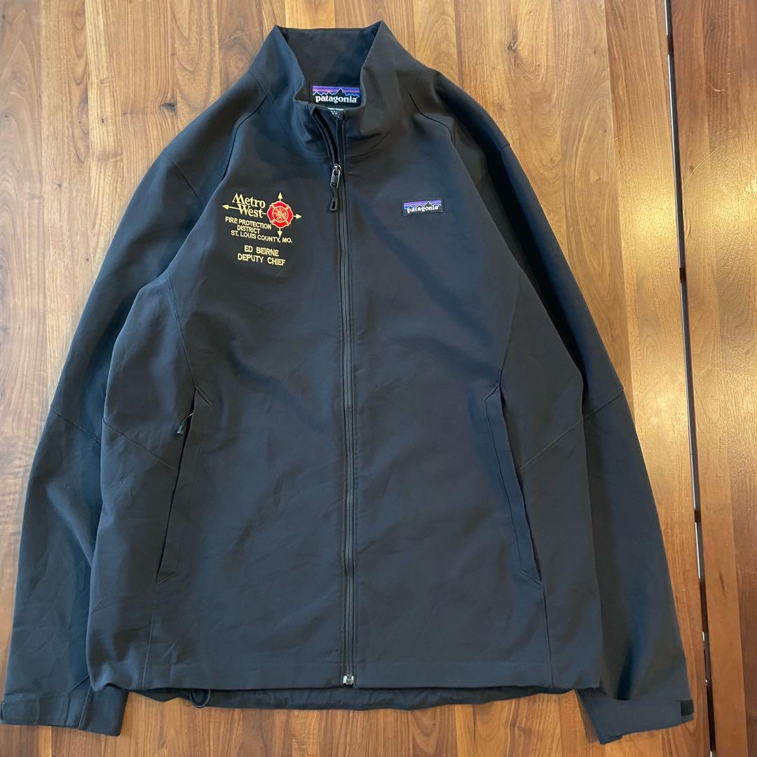 【一点物】patagonia パタゴニア　ソフトシェルジャケット　黒　L