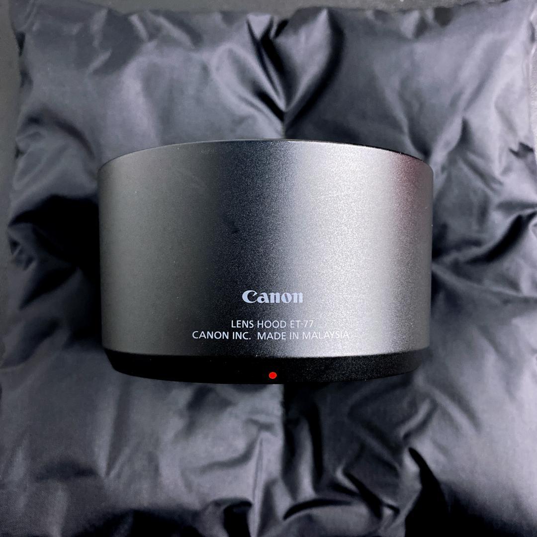 CANON RF 85mm F2 MACRO IS STM　ET-77付き