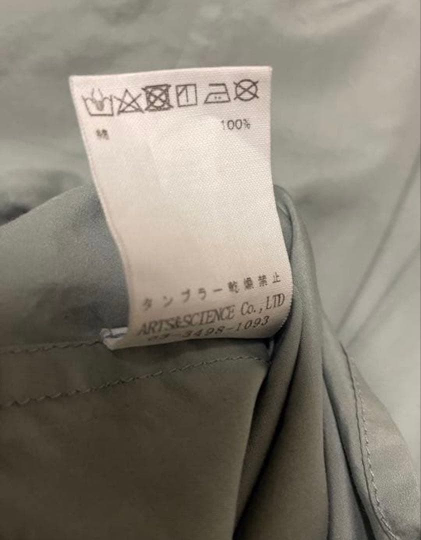 arts&science シャツ