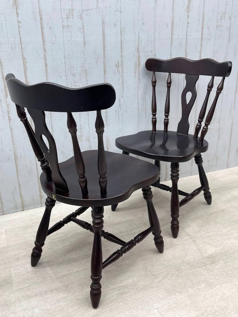 飛騨産業 キツツキ ウィンザーチェア 2脚 まとめて ダイニングチェア