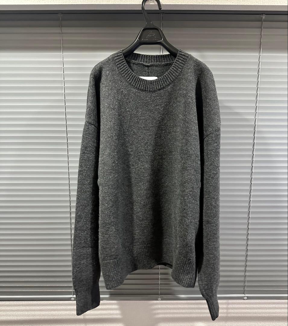 トップス stein EX FINE LAMBS CREW NECK KNIT LS