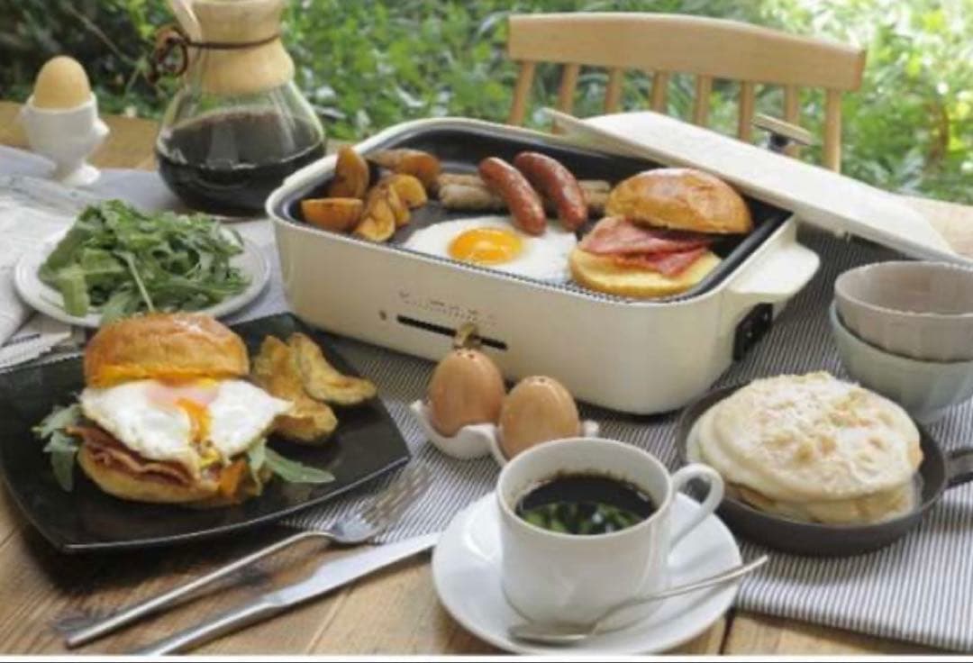 BRUNO コンパクトホットプレート ホワイトBOE021