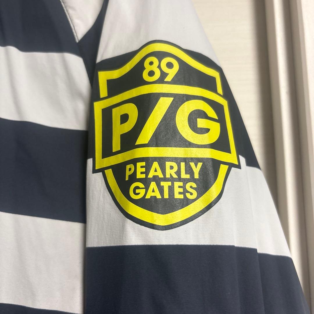 PEARLY GATES ストライプナイロンジャケット