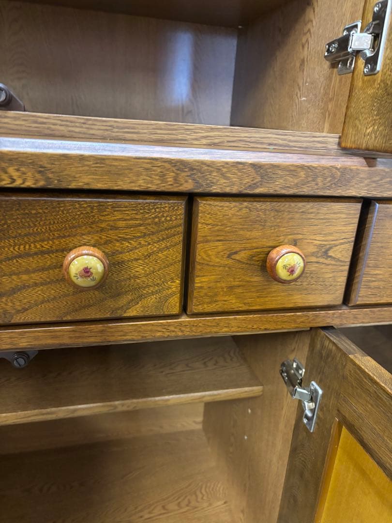 【リペア済み】昭和レトロ　２つ重ね　ダイニングボード　フリーボード　書棚