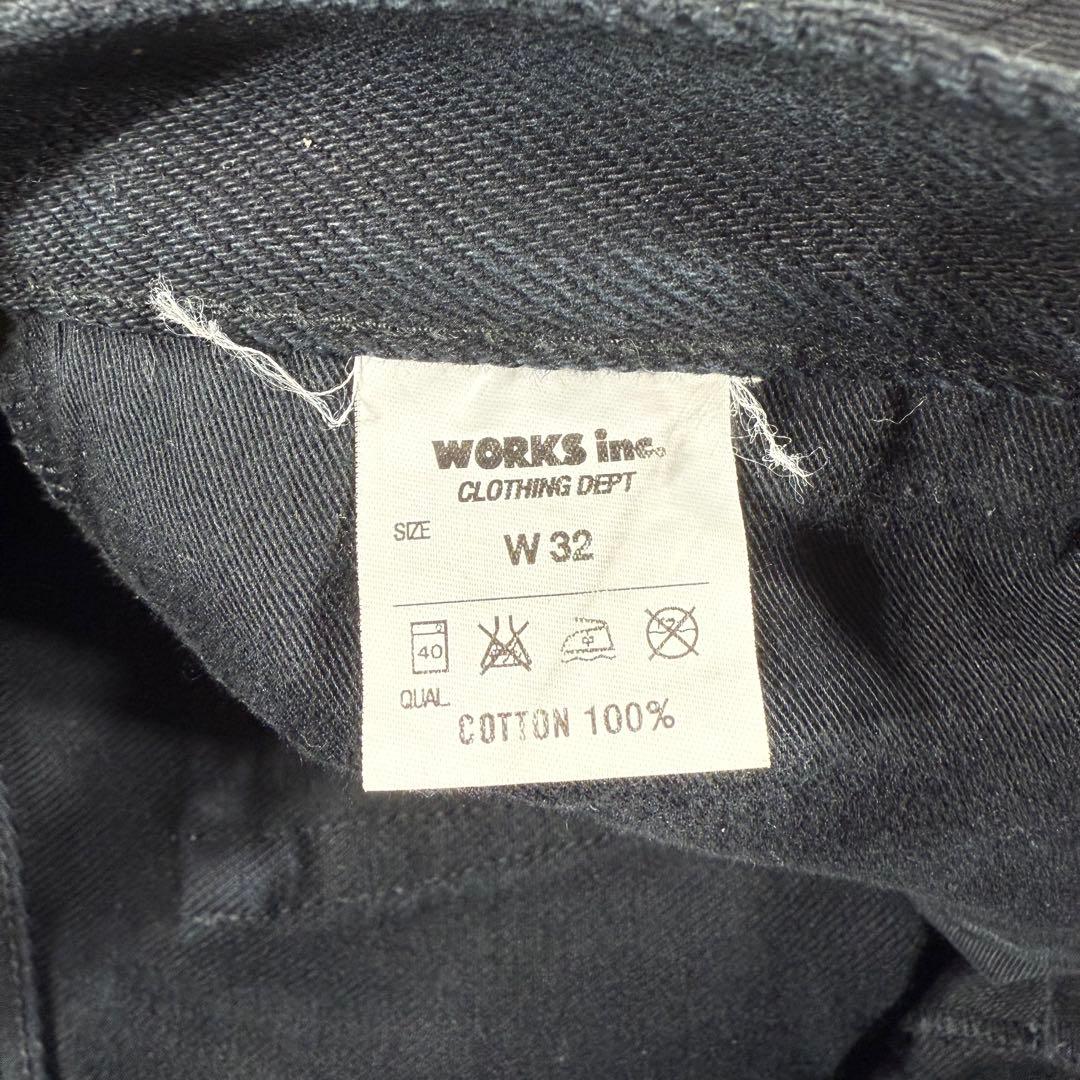 IRON HEART 21oz ブラックデニム 32