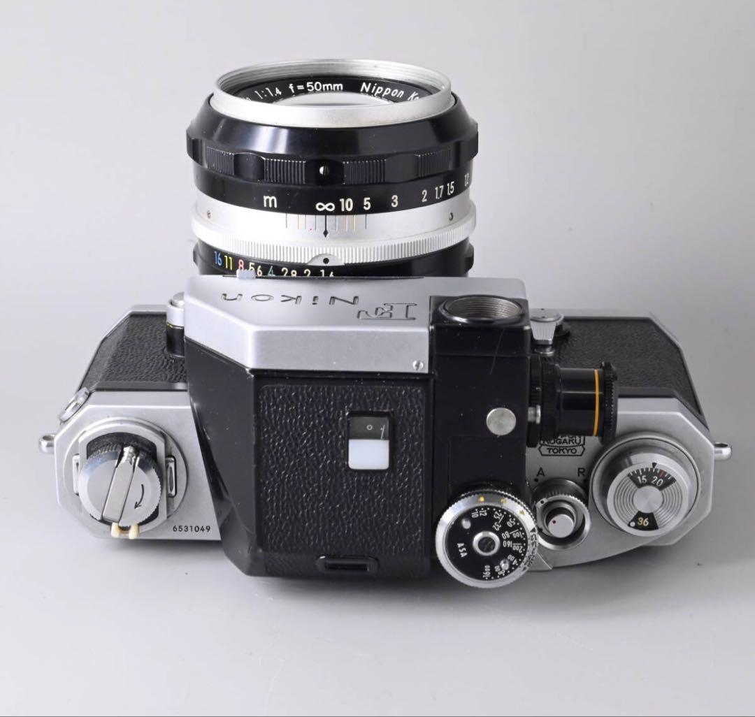 Nikon F 一眼レフカメラ Nikkor 50mmレンズ