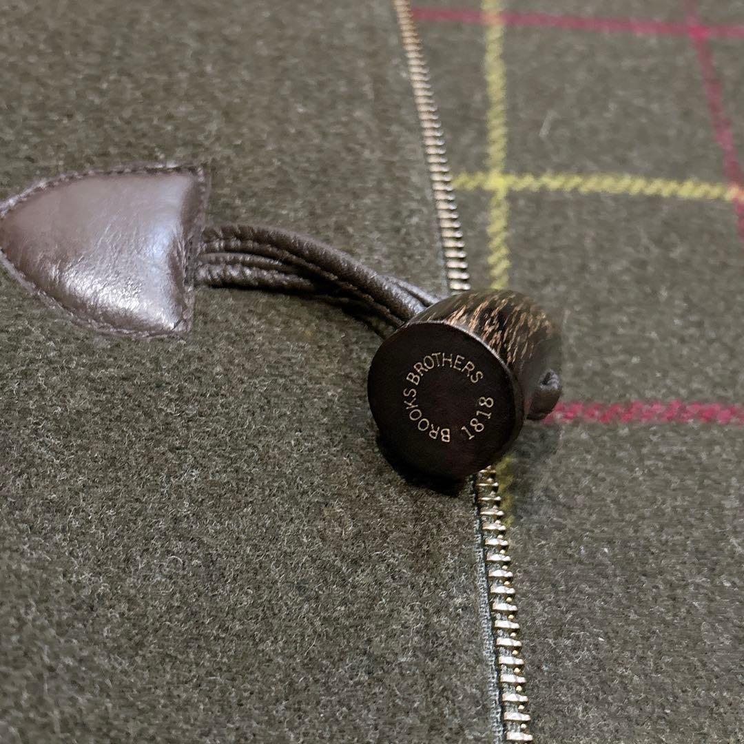 新品同様✨　ブルックスブラザーズ　ダッフルコート　グリーン　ウール