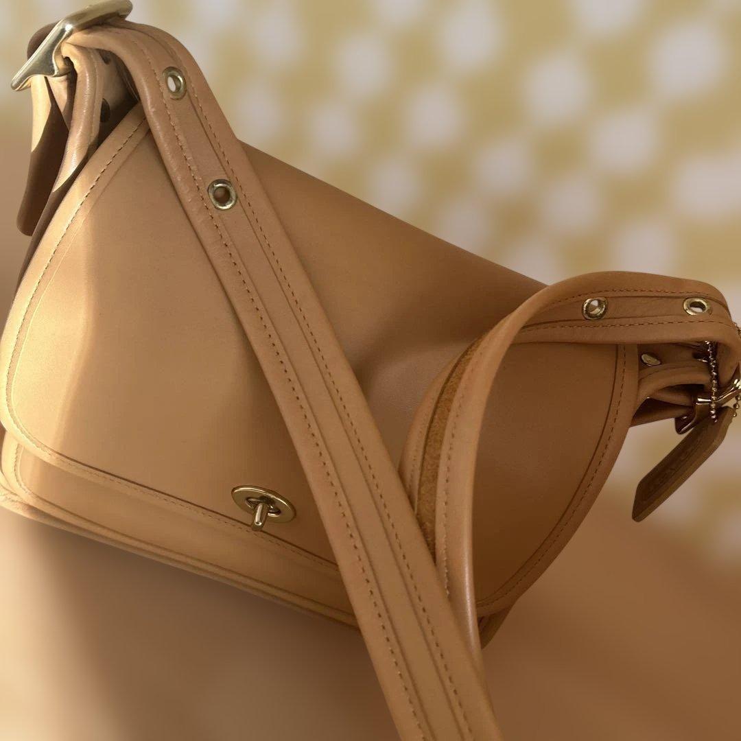 バッグ Vintage Coach Turnlock Shoulder Bag 9061