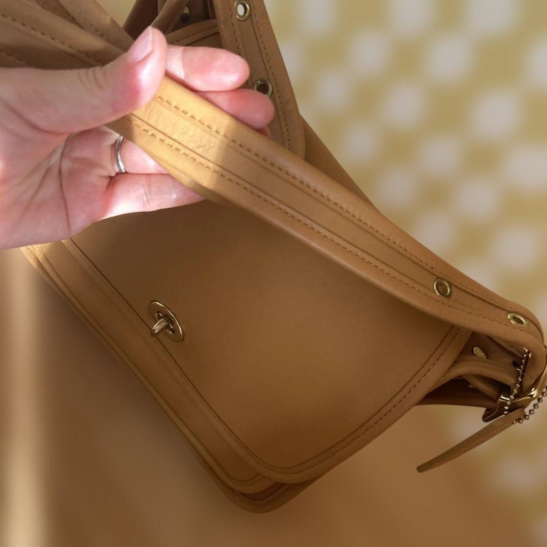 バッグ Vintage Coach Turnlock Shoulder Bag 9061