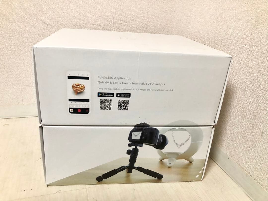 foldio 360 smart dome 撮影用ボックス　映り込みを防げる