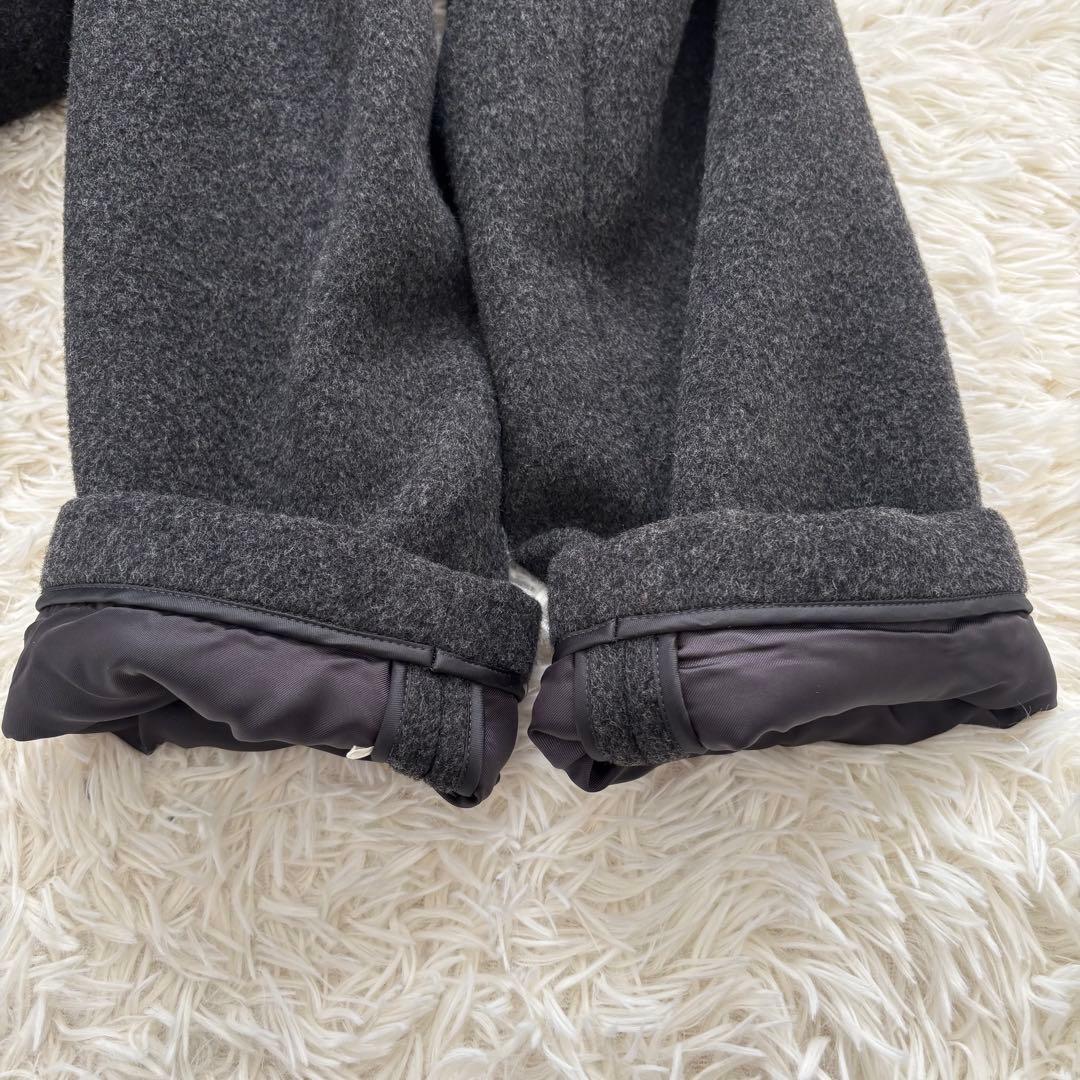 BURBERRY バーバリー ノバチェック ウール×カシミヤ ダッフルコート