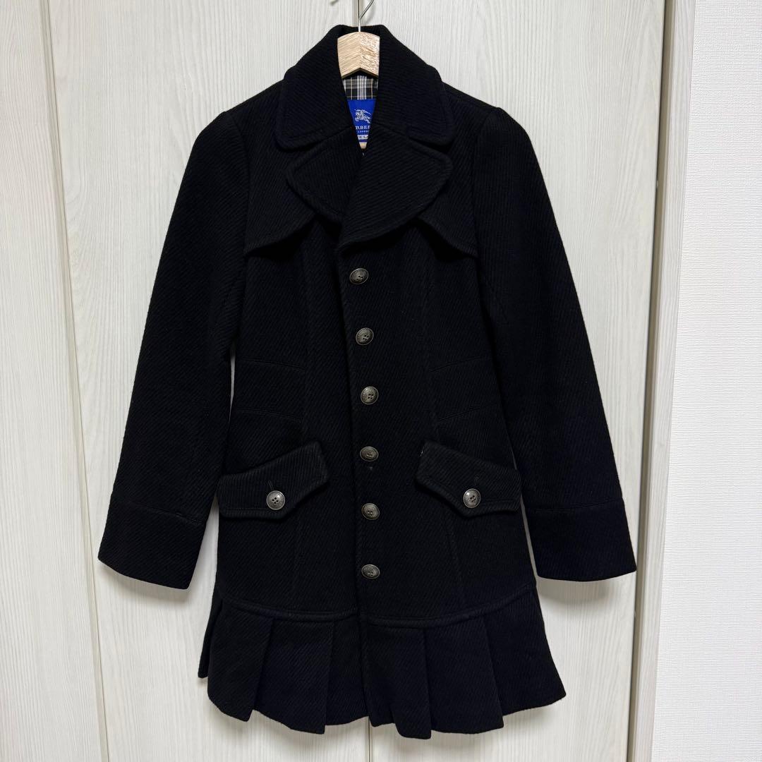 BURBERRY BLUE LABEL バーバリー ブルーレーベル ウールコート