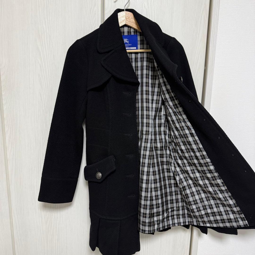 BURBERRY BLUE LABEL バーバリー ブルーレーベル ウールコート