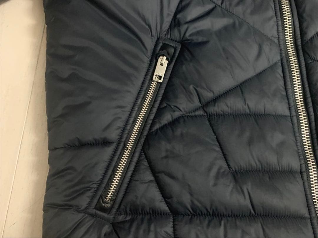 DIESEL 男性用　XL 美品　黒 キルティング ダウンジャケット