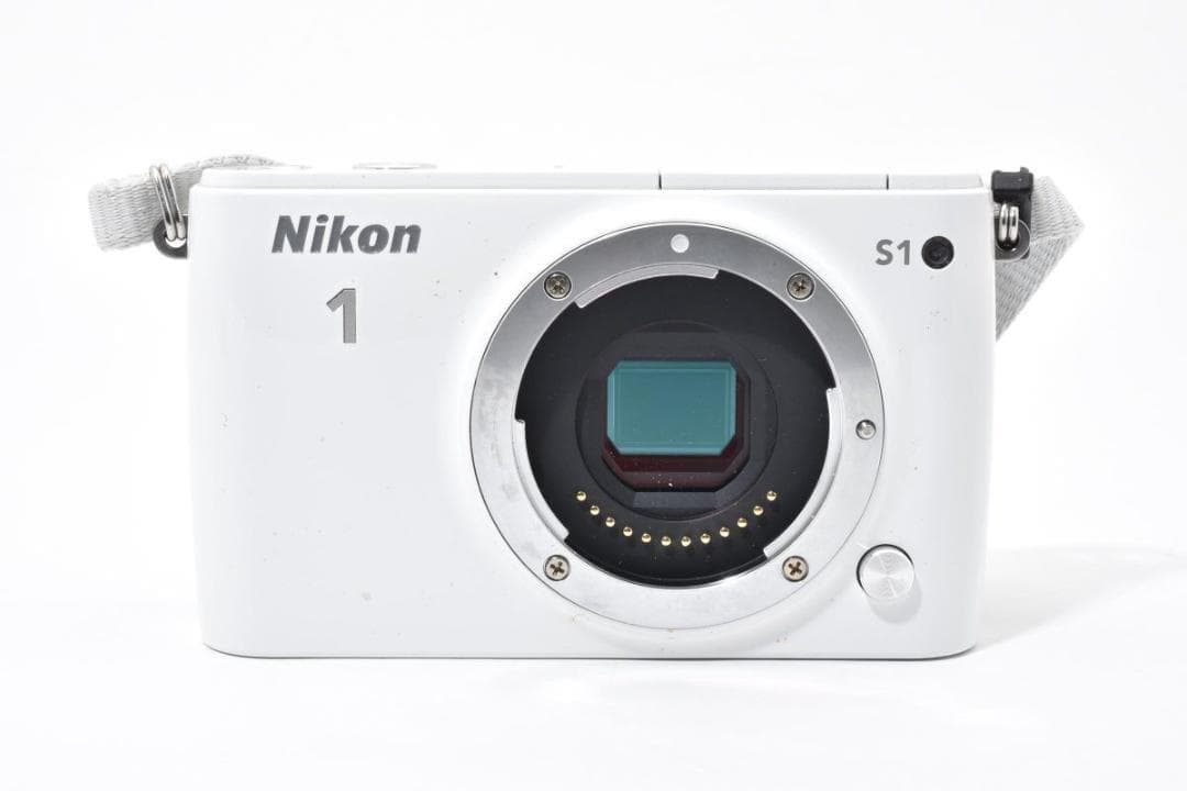 Nikon ニコン 1 S1 ホワイト ボディ ミラーレス一眼カメラ