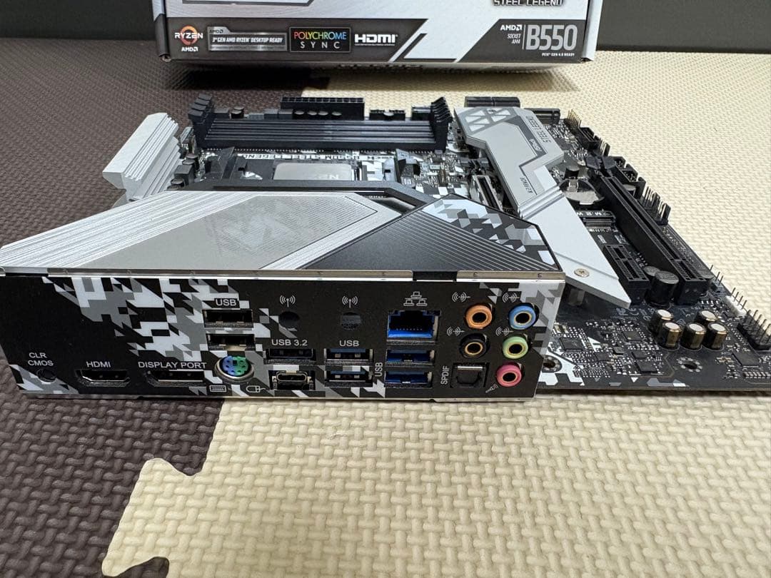 Ryzen 7 5700X3D,b550m steel legend おまけ付き