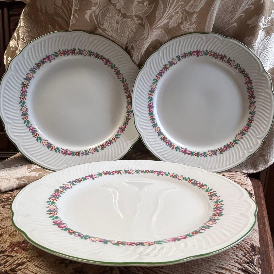 新品Richard Ginori laveno イタリアお花のディナー皿3枚