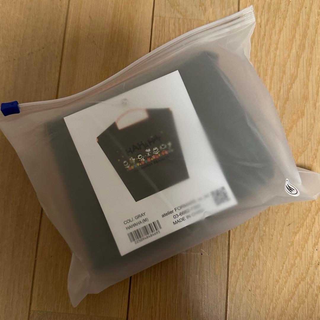 ボールアンドチェーン スヌーピー トートバッグ HAHAHA グレー