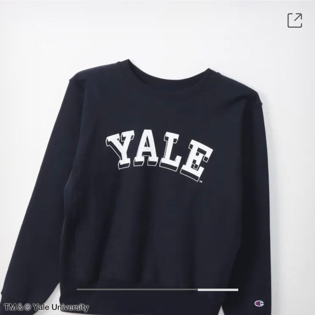 【未使用】チャンピオン リバースウィーブ YALE ネイビー XL
